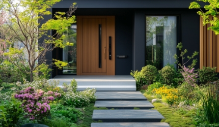 外構-アプローチ